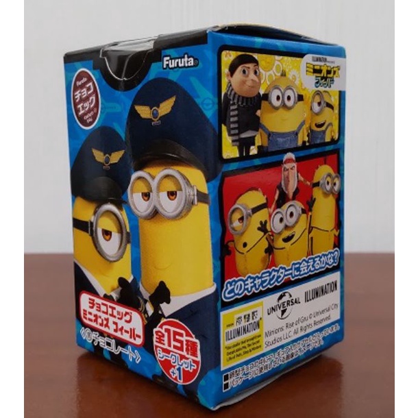 Hộp bóc ngẫu nhiên Mô hình trứng Choco Minions cao 3cm Chính hãng Furuta