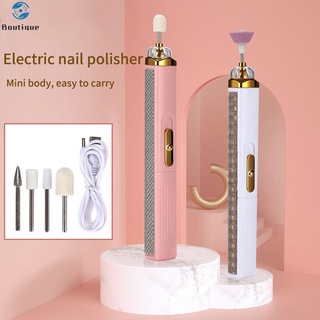 Bộ dụng cụ mài đánh bóng móng tay chuyên nghiệp di động tiện dụng cho nữ