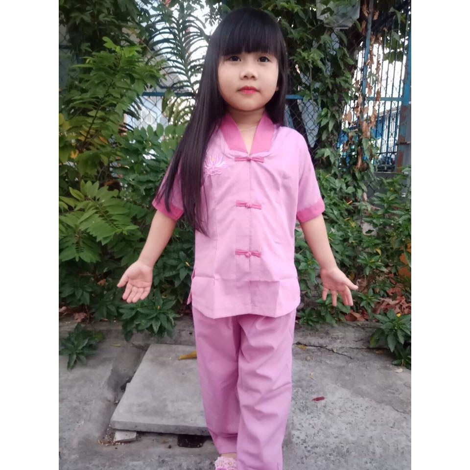 LA HÁN PHỐI BÉ GÁI- SET PHẬT TỬ ĐI LỄ CHÙA BÉ TRAI - ĐỒ LAM ĐI CHÙA