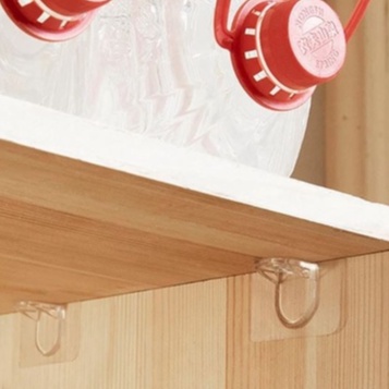 Set 4 Kẹp Cố Định Kệ Tủ Gắn Tường Tiện Dụng