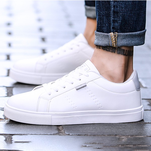 Giày nam thể thao sneaker cao cấp màu trắng cho học sinh đi học Hot Trend SPOST MÃ GN039 - Hàng Loại 1 T2X | BigBuy360 - bigbuy360.vn