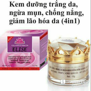 Kem Elise dưỡng trắng da, ngừa mụn, chống nắng, giảm lão hóa 4 in 1 10g