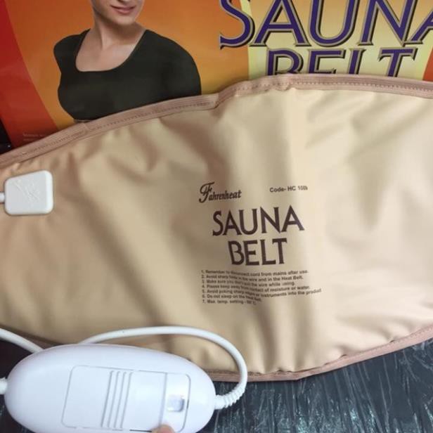 ĐAI QUẤN NÓNG SAUNA BELT CAO CẤP ẤN ĐỘ - GIẢM EO SIÊU TỐC - GIẢM MỠ BỤNG THỪA [ĐẶC BIỆT PHỤ NỮ SAU SINH]