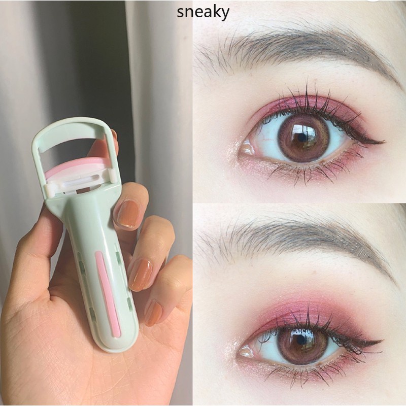 Kẹp uốn cong lông mi 3D bằng nhựa đầu vuông chuyên dụng MMT