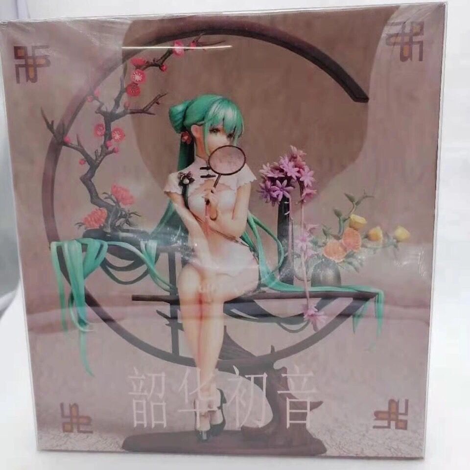 Phiên bản Trung Quốc của Hatsune Miku Shaohua Cheongsam 1/7 mô hình làm bằng tay món quà trang trí mô hình quà tặng