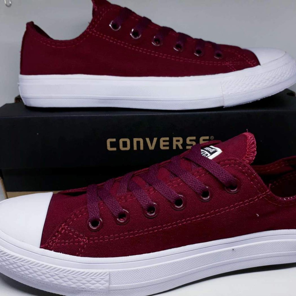 Giày Allstar Chuck Taylor 2 / All Star Ct 2 Premium / Allstar Jackpurcel - Maroon, 40