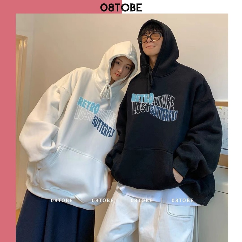 ÁO hoodie in chữ nam nữ freesize, chất nỉ phù hợp thu đông 2021.