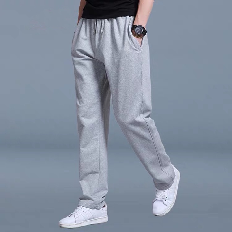 Quần Jogger Thể Thao Ống Rộng Phối Dây Rút Túi Size L-5Xl Phong Cách Nhật Bản