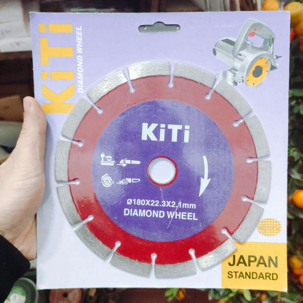 Lưỡi cắt 180 đa năng cắt gạch , cắt tường , cắt bê tông KITI JAPAN chính hãng (SS0779)