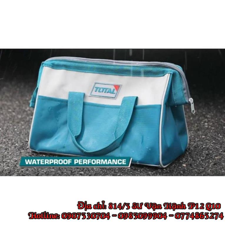 Giỏ đựng công cụ 16 Inch Total THT26161 - túi dụng cụ cầm tay, vải dù chống nhăn, dễ vệ sinh, hạn chế bụi bẩn