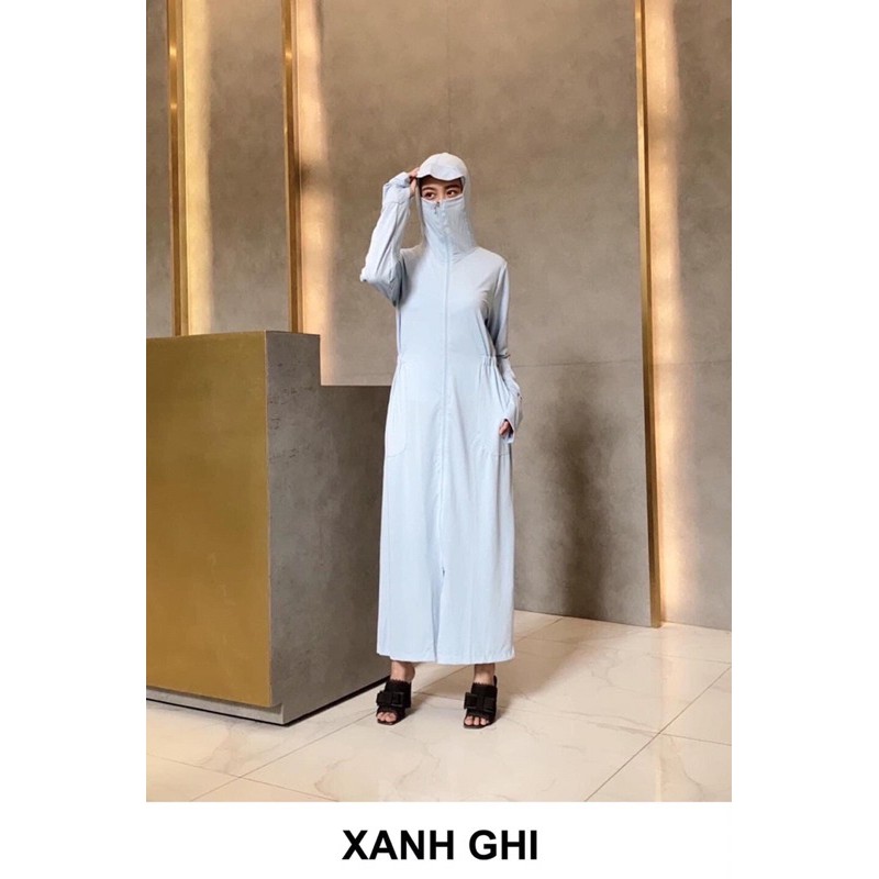 [RẺ VÔ ĐỊCH] ÁO CHỐNG NẮNG LIỀN THÂN THÔNG HƠI CHỐNG TIA UV CỔ ÁO CAO THAY KHẨU TRANG (KÈM VIDEO) | BigBuy360 - bigbuy360.vn