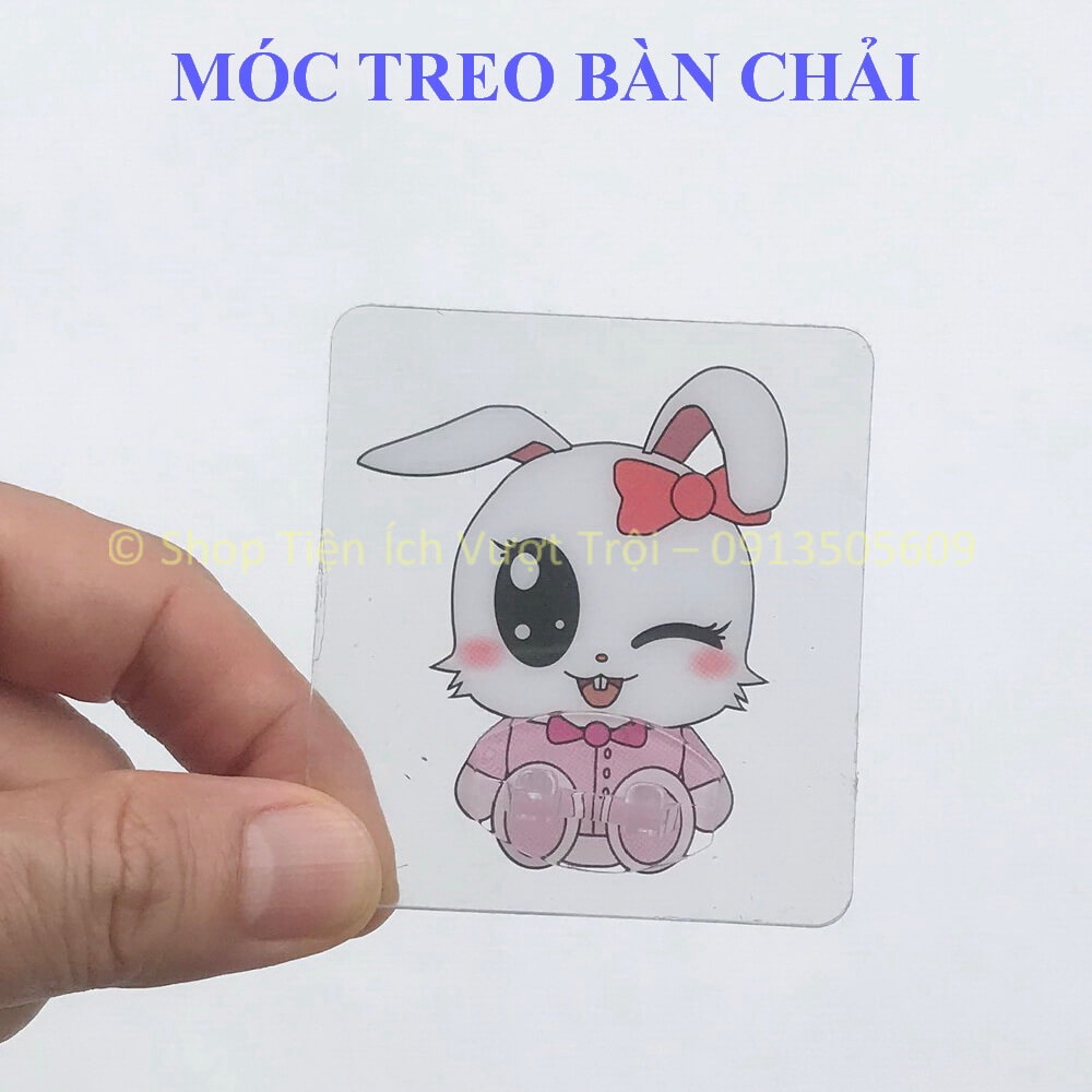 Móc dán treo bàn chải và nhiều vật dụng trong nhà tắm, nhà bếp, tiện lợi,chi phí thấp,không khoan đục-Tiện Ích Vượt Trội