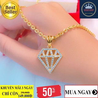 Dây chuyền nữ đẹp Midoshop đeo là SANG tôn làn da của bạn
