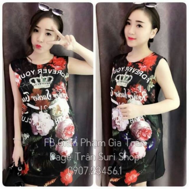 👗 ĐẦM SUÔNG HOA 3D