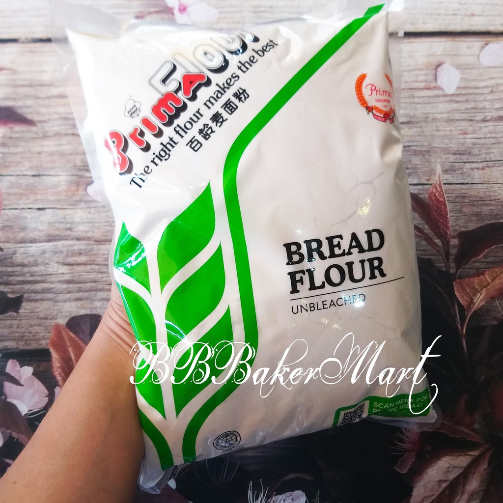 Bột PRIMA số 13 - Bánh mì Bread Flour màu XANH LÁ - 1Kg