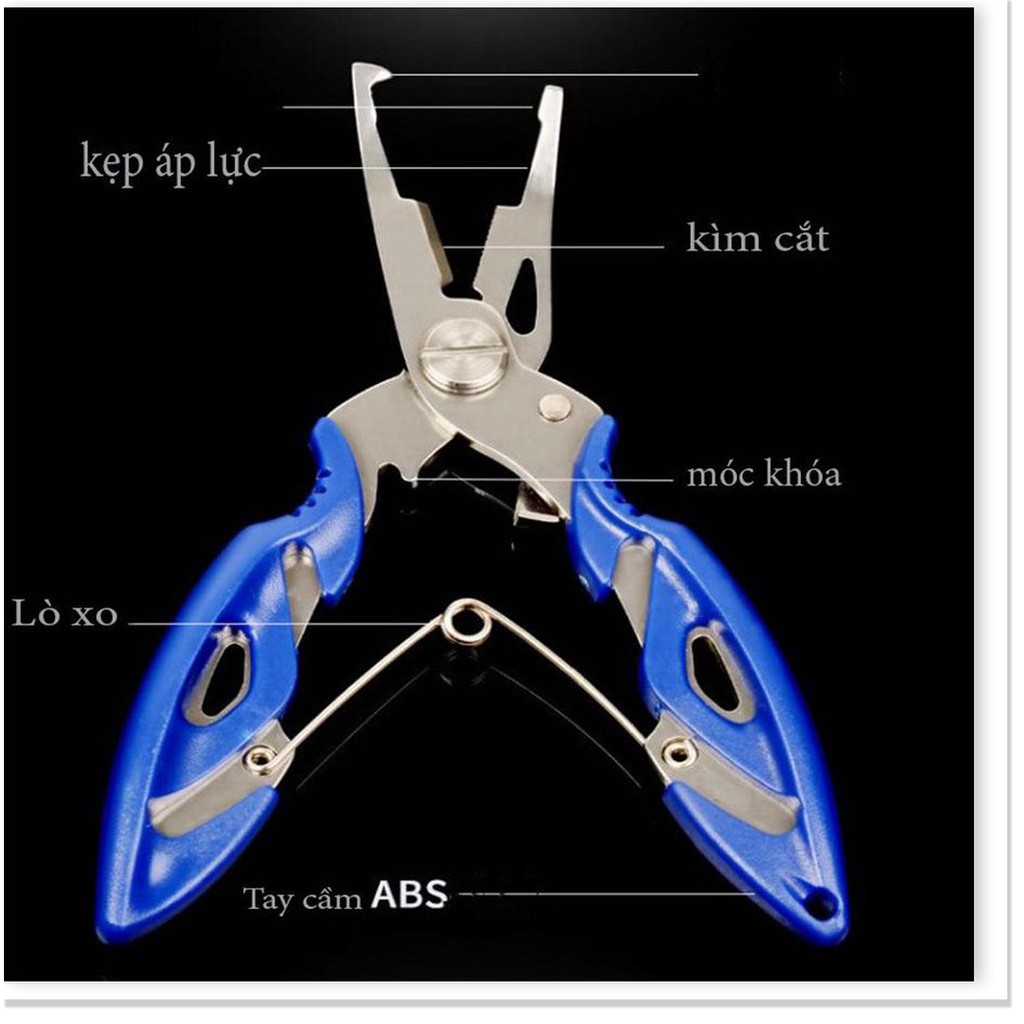 Kìm đa năng, Kìm đa năng F - 316A - Kìm Gỡ Lưỡi Câu, Kìm Kẹp Cá, Kìm Cắt Chì Cao Cấp, Dụng Cụ Hỗ Trợ Câu Cá