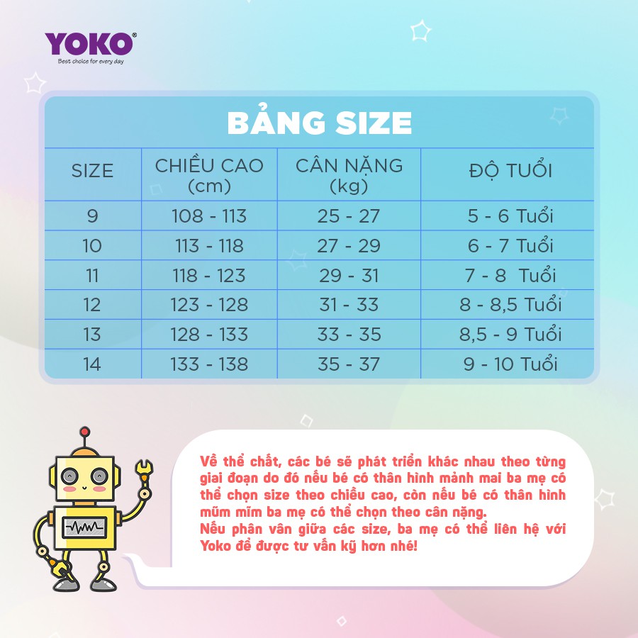 Bộ Quần Áo Thun Tay Ngắn Bé Trai Quần Caro (6-9 Tuổi) YOKO KID’S FASHION 20475T