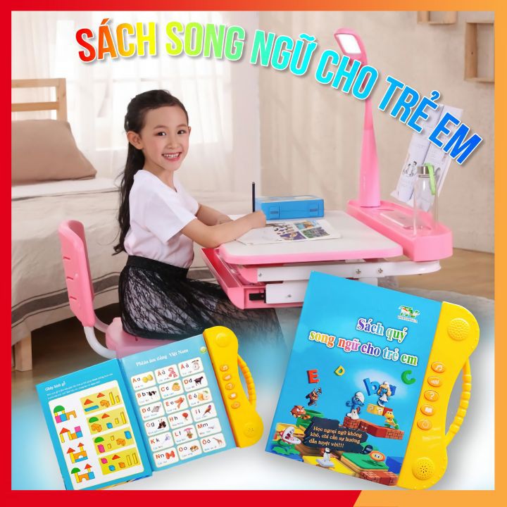 Sách-song-ngữ-Anh-Việt-cho-bé📚 [FREE SHIP] 📚Sách Nói Điện Tử Song Ngữ Thông Minh - Giúp Bé Học Tốt Tiếng Anh