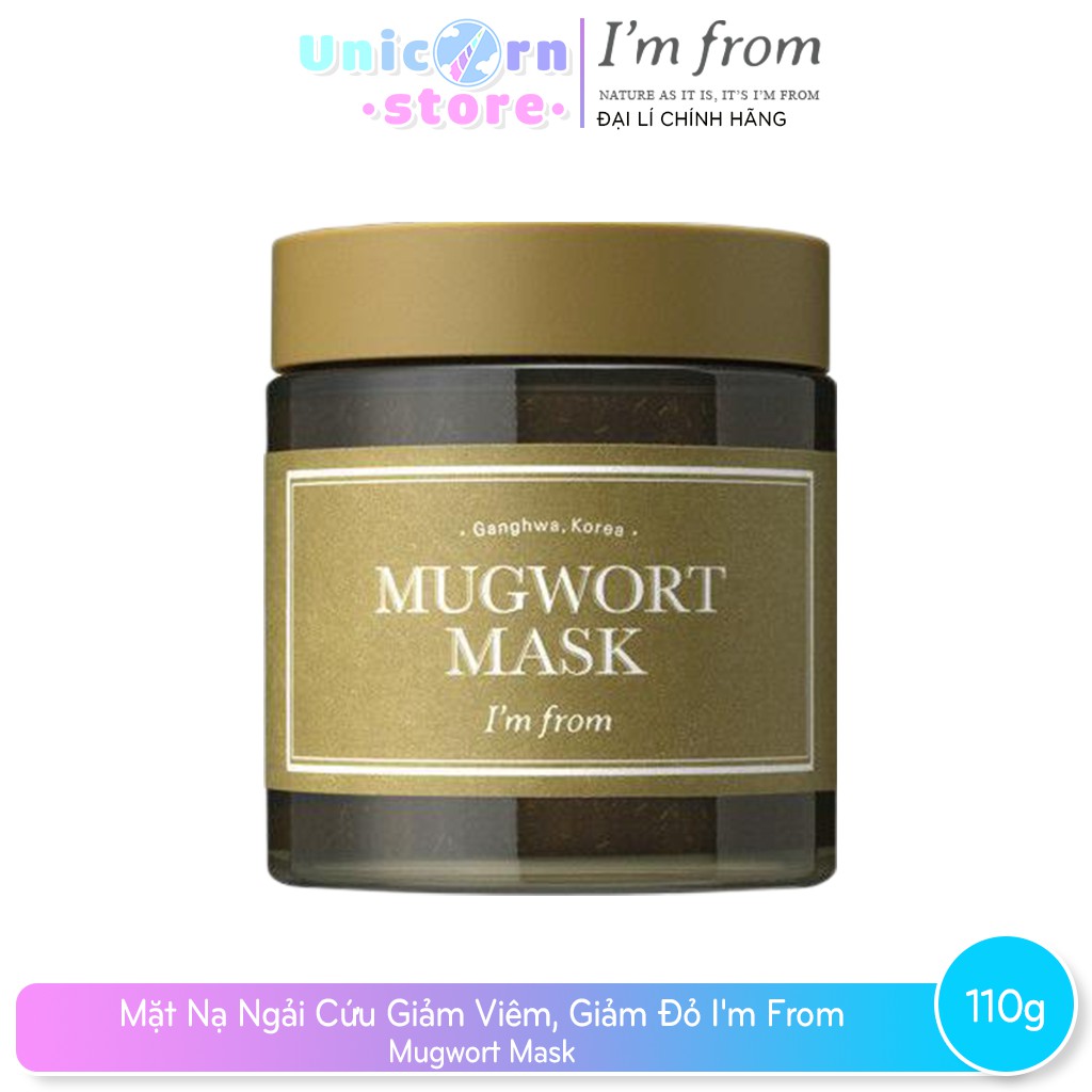 Mặt Nạ Ngải Cứu Giảm Viêm, Giảm Đỏ I'm From Mugwort Mask 110g