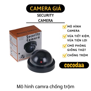 Camera Giả - Camera Dáng Tròn Mô Hình Chống Trộm Có Đèn Led Cảnh Báo 4039 [FREESHIP]