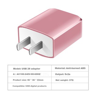 Cốc Sạc Nhanh 5v 2a Cho Iphone / Android / Type C