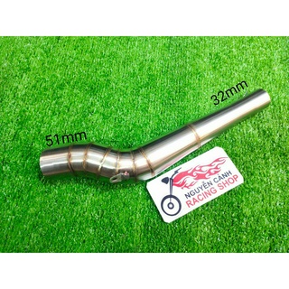 Co pô 32-51mm đùi gà -khúc nối pô cho xe máy