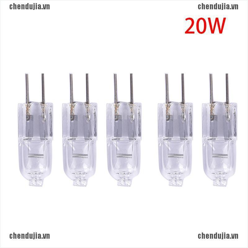 Set 5 Bóng Đèn Halogen Thay Thế G4 12V 5W 10W 20W 35W