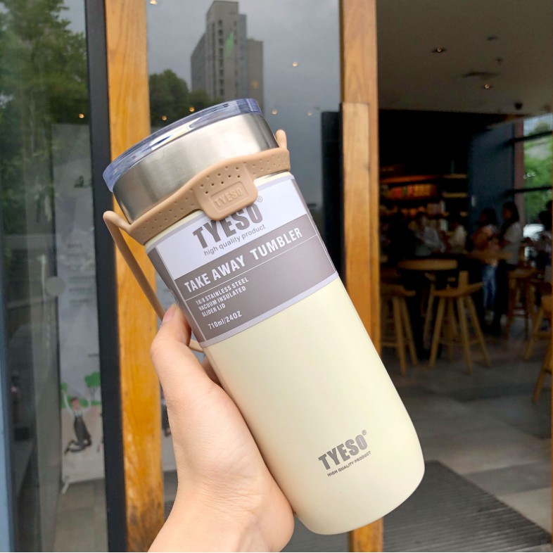 Ly giữ nhiệt Tyeso 710ml có dây xách , kèm quà tặng | BigBuy360 - bigbuy360.vn
