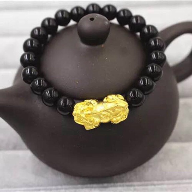 ..::✨Vòng Tay Phong Thuỷ Tỳ Hưu mạ vàng 24k  Thái Lan✨::..