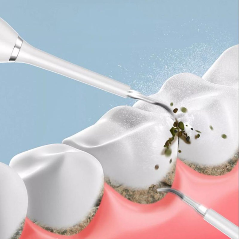 Bàn chải điện đa năng đánh răng tự động-Tích hợp cạo cao răng 2 trong 1 - Với 5 chế độ rung chăm sóc răng hiệu quả