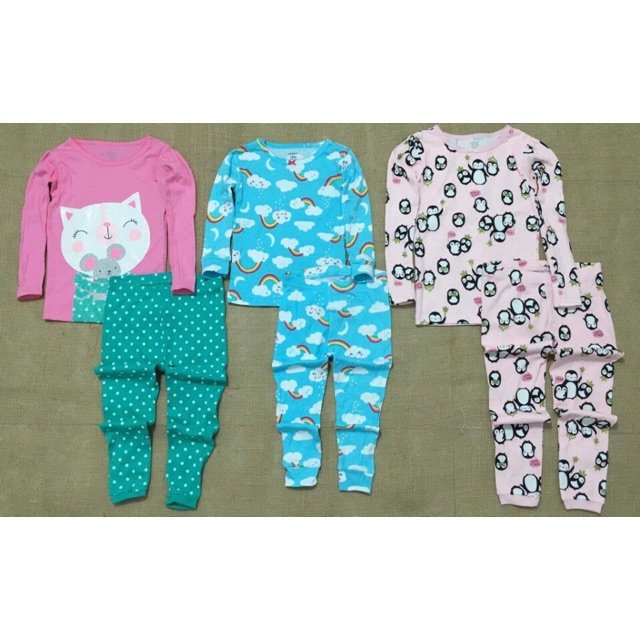 Đồ bộ carter’s hàng loại đẹp cho bé gái từ 8-22kg