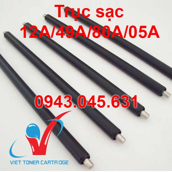 Trục cao su - Trục sạc 12A, 05A, 49A, 53A, 80A