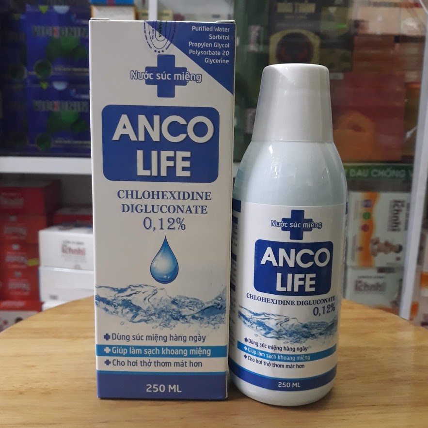 Nước súc miệng ANCO LIFE chai 250ml