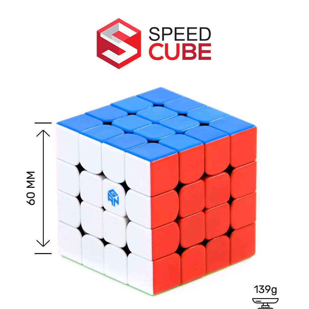 Rubik 4x4 GAN 460M Nam Châm Rubic 4 Tầng Chính Hãng Gan - Shop Speed Cube