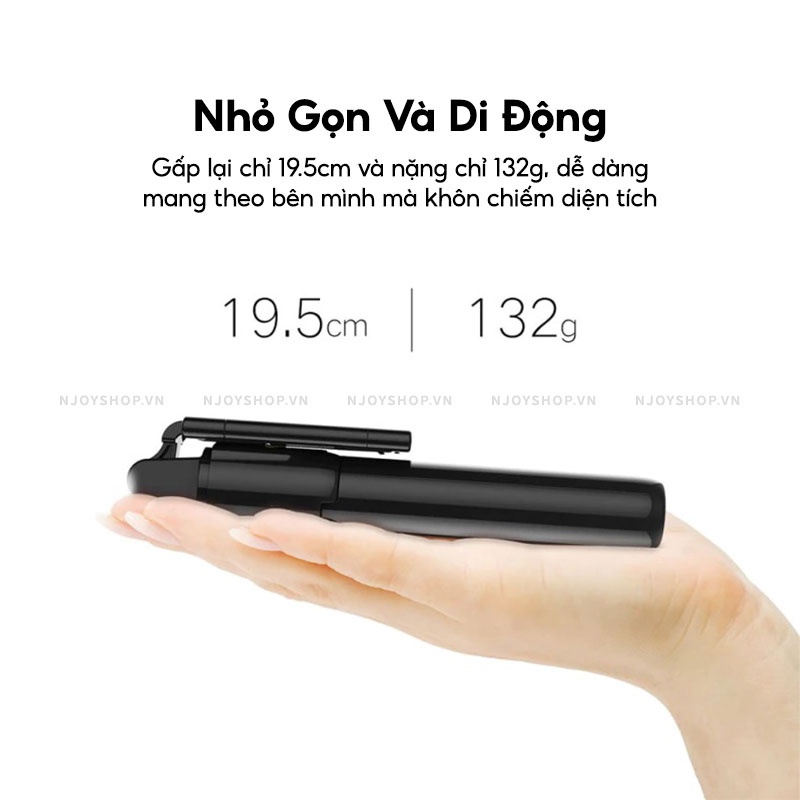 Gậy Tự Sướng Bluetooth K07 Dài 72cm Chống Rung Lắc Hỗ Trợ Chụp Ảnh Selfie Quay Phim Tiktok Livestream Tripod Njoyshop