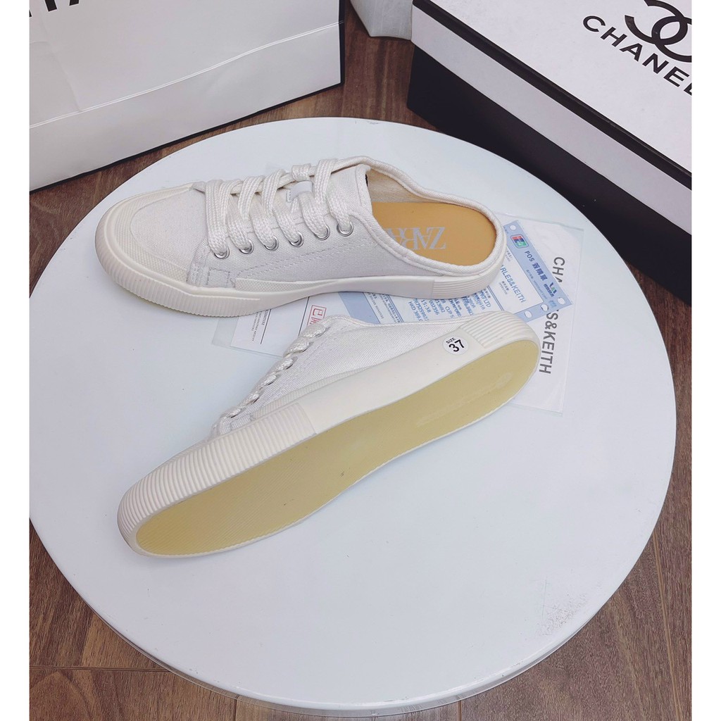 Giày nữ hở gót mùa hè, giày lười nữ za.ra | BigBuy360 - bigbuy360.vn