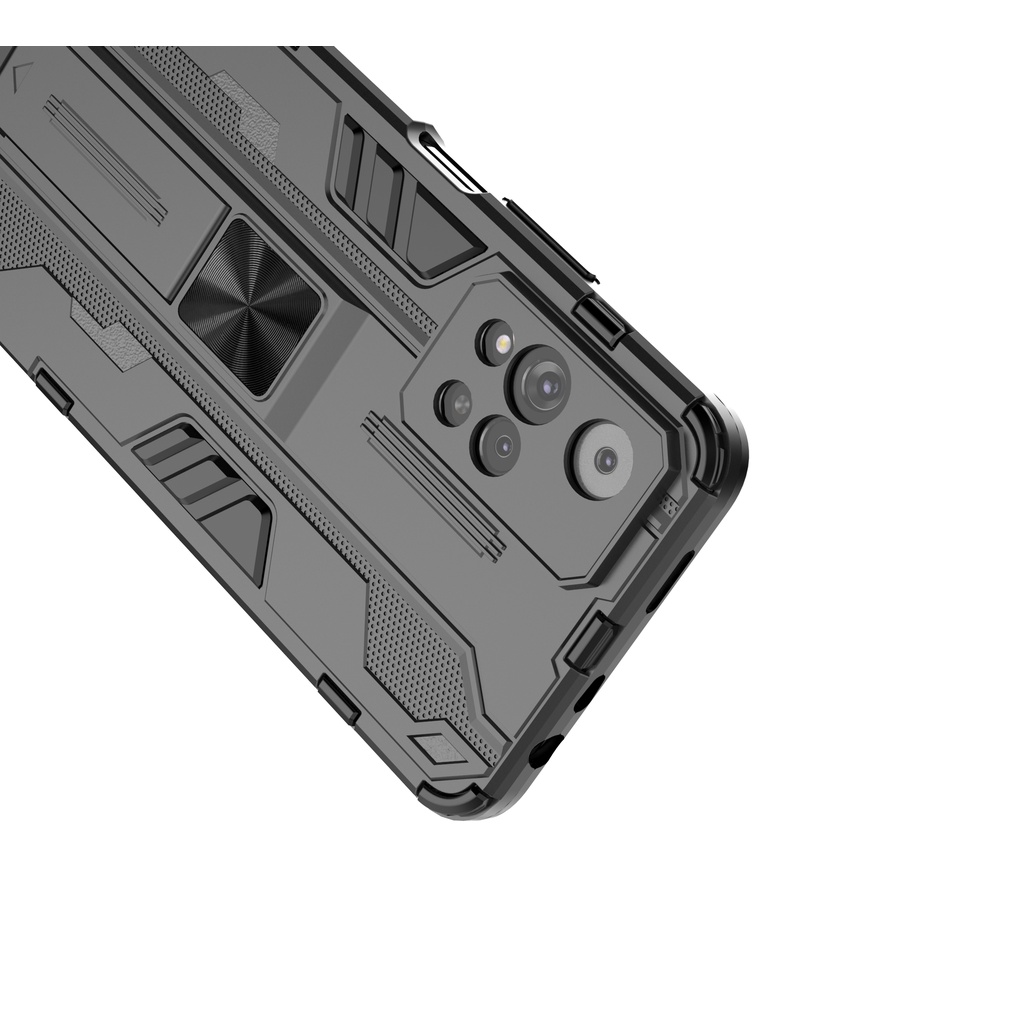 Ốp lưng Redmi Note 12 Turbo / Poco F5 Iron Man Ver 3 chống sốc giá đỡ mặt lưng bảo vệ toàn diện