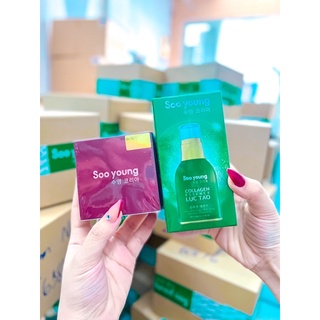 Combo trắng da mặt serum + face xanh