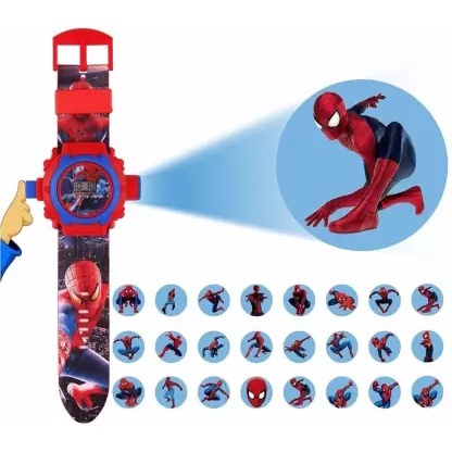 Đồng hồ chiếu hình 3D trẻ em chiếu hình cho bé 24 hình chủ đề hoạt hình