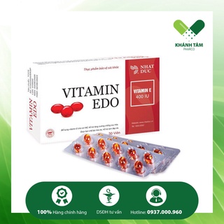 Vitamin edo - vitamin e đỏ, enat 400iu _khánh tâm
