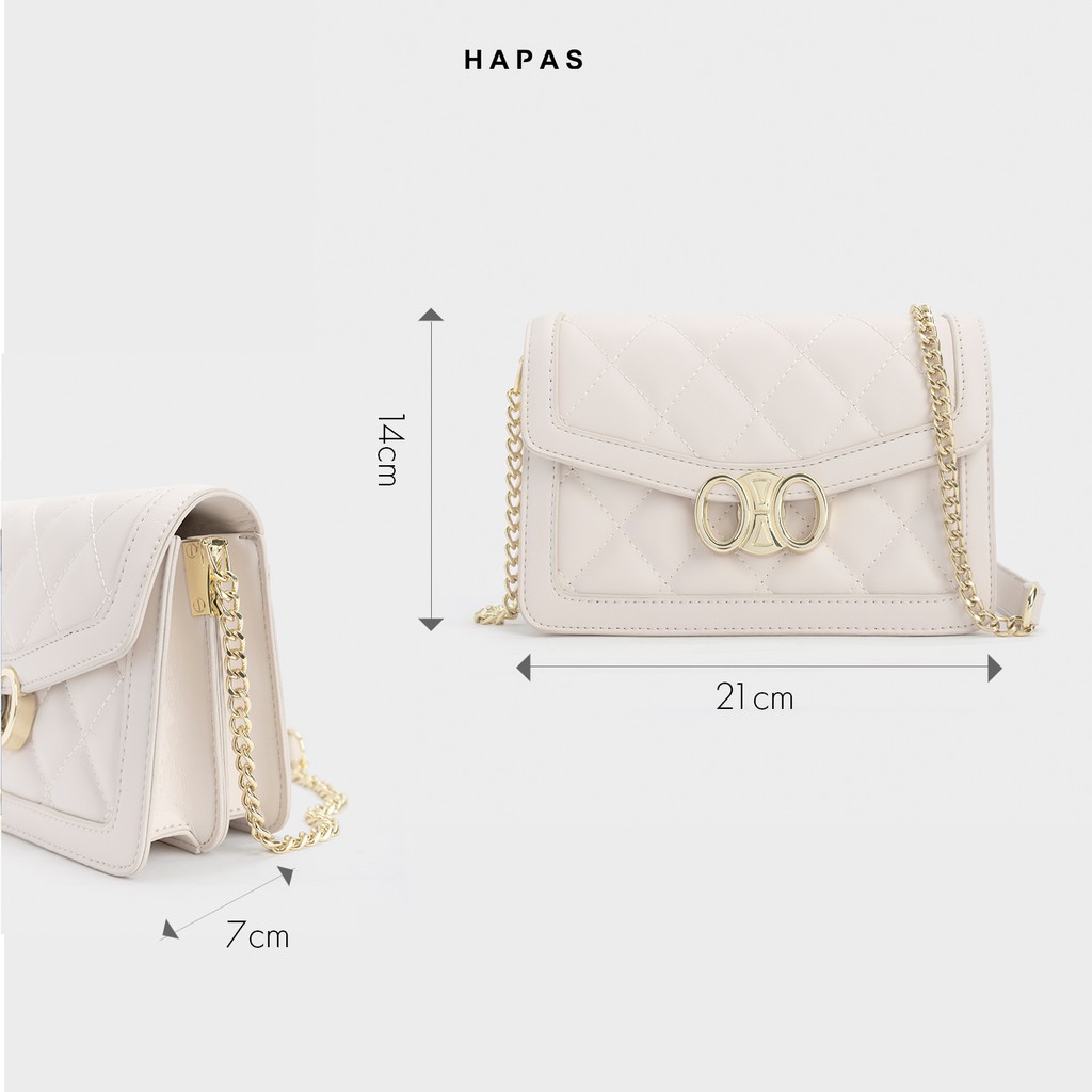 [Mã WABRWB24 giảm 30K đơn 99K] Túi Khóa Tròn Kép Sz 20 HAPAS - TSN20408 | BigBuy360 - bigbuy360.vn