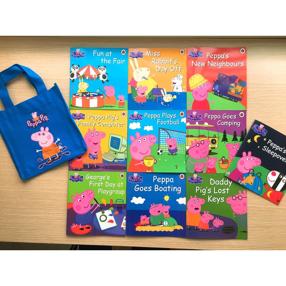 Combo bộ đồ chơi 10q Peppa pig gửi kèm file nghe