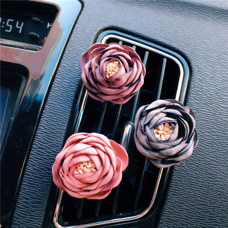Sáp thơm ô tô hình bông hoa hồng