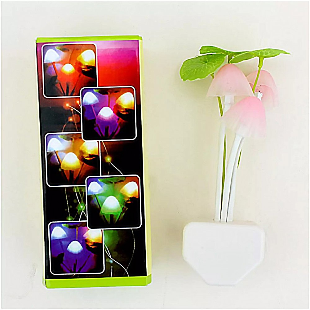 Đèn Ngủ Led Hình Nấm Cảm Ứng Ánh Sáng. Đèn Ngủ Hình Nấm Avatar Đèn Led Đổi Màu
