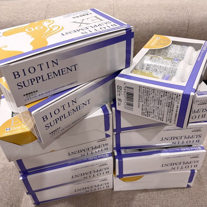 Viên hỗ trợ mọc tóc Nhật Bản Best Biotin Supplement EX 90 viên
