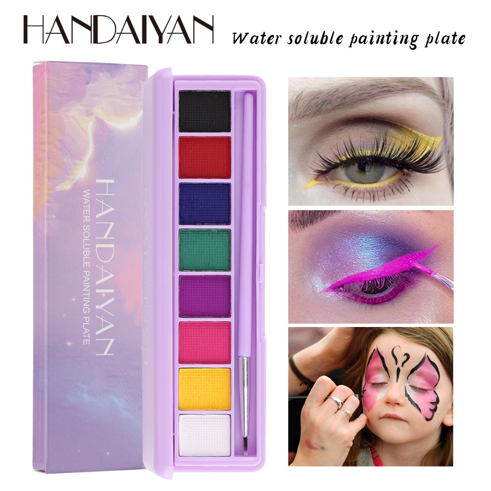 Bộ màu sơn dầu trang điểm cơ thể hóa trang Halloween 8 màu | BigBuy360 - bigbuy360.vn