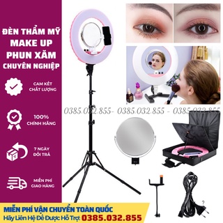 Đèn phun xăm chuyên dụng livestream, nối mi, make up, chụp ảnh chuyên nghiệp hàng cao cấp