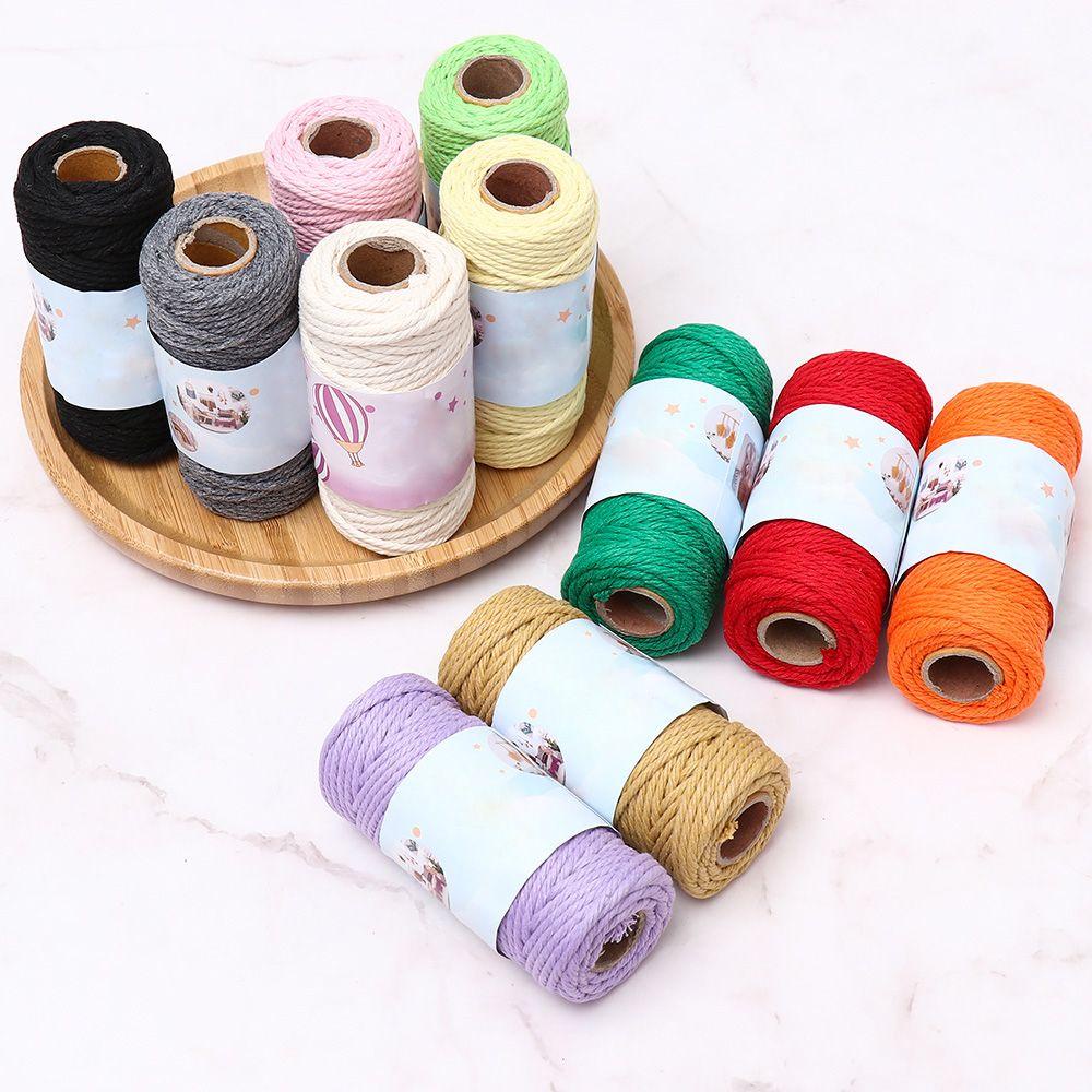 Cuộn Dây Cotton 3mm Dùng Trang Trí Phong Cách Boho KENT1