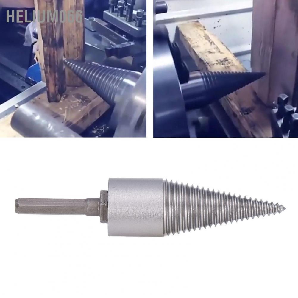 Máy tách gỗ khoan Bit Hex Shank Công cụ hạng nặng cho củi Helium066