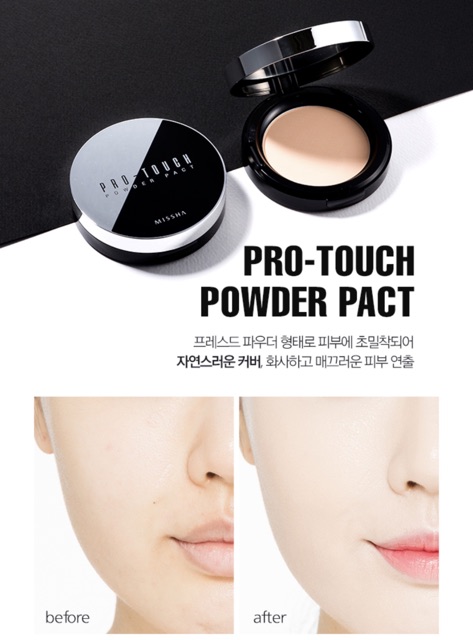 Phấn Phủ Kiềm Dầu Dạng Nén Missha Pro-Touch Powder Pact | BigBuy360 - bigbuy360.vn